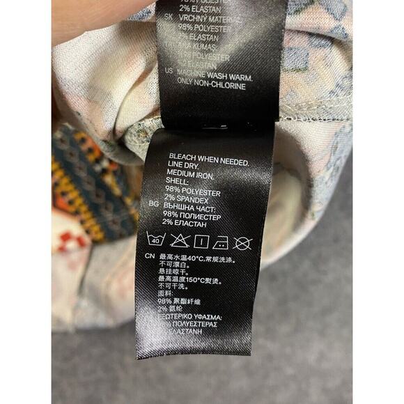 H & M Dress Womens Size XS A Line Stretch Sleeveless Aztec Design Mini - Picture 8 of 9